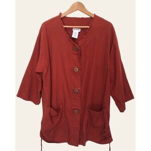 Blair Linen Blend Tunic Shacket